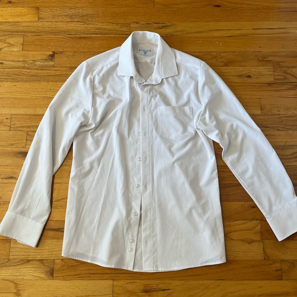 &Collar White dress shirt